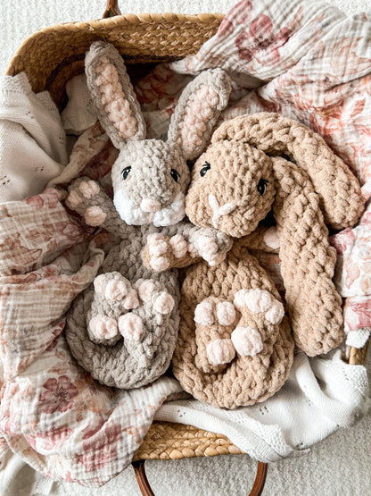Brynn & Benny the Bunnies crochet pattern | LOW SEW crochet pattern |