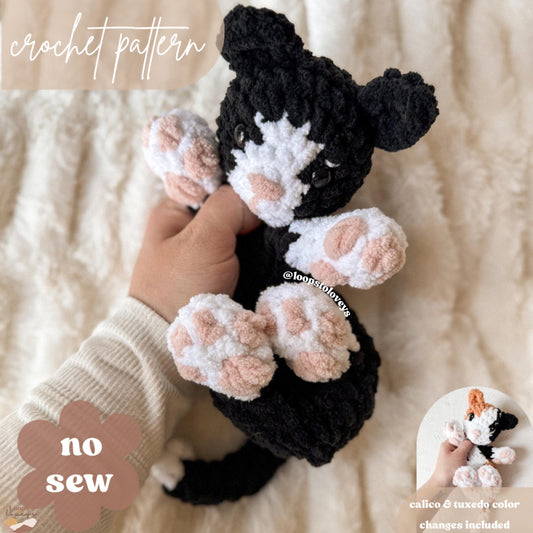 Callie kitten crochet pattern | NO SEW crochet pattern |