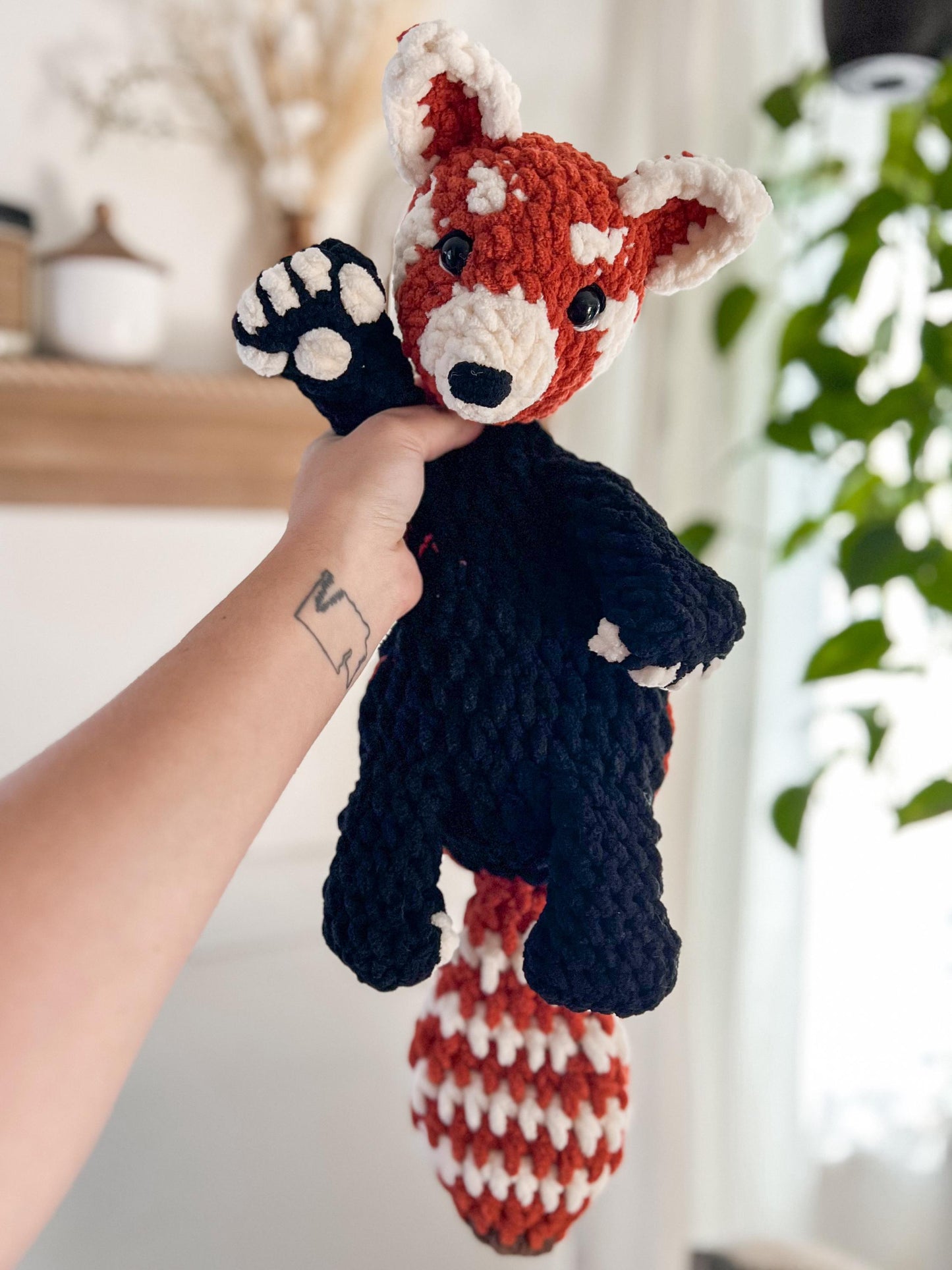 Rory the Red Panda | LOW SEW crochet pattern
