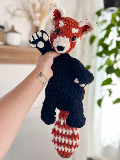 Rory the Red Panda | LOW SEW crochet pattern