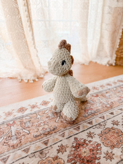 Dax Dinosaur Plushie crochet pattern | NO SEW crochet pattern | crochet dino | amigurumi | crochet dinosaur pattern | crochet pattern