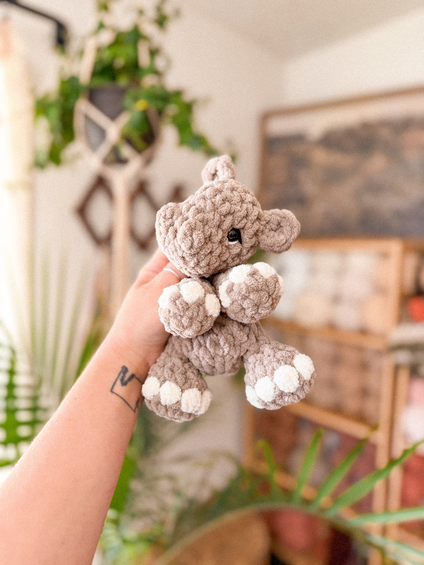 Allie Hippo Lovey | Ready to Ship Hippo |