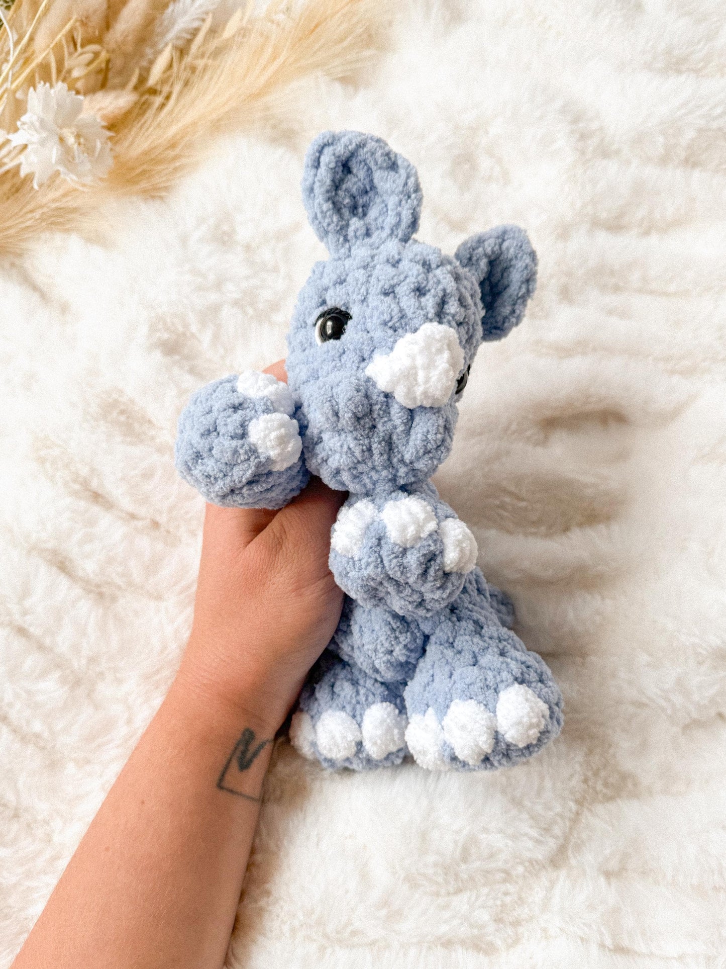 Rhinoceros crochet pattern Bundle | NO SEW crochet pattern |