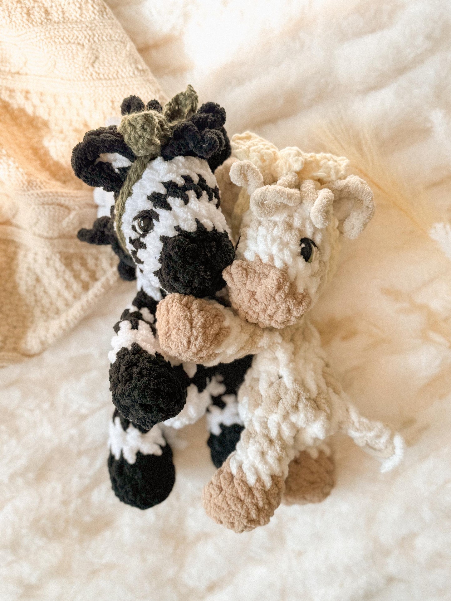 Zebra crochet pattern Bundle | NO SEW crochet pattern |