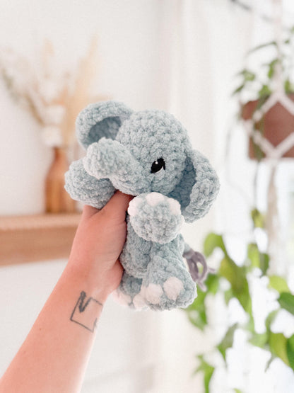 Emmie the baby Elephant crochet pattern | NO SEW crochet pattern |
