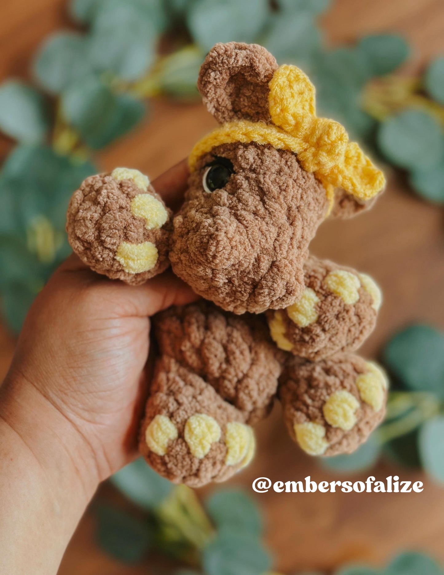 Allie the baby Hippo crochet pattern | NO SEW crochet pattern | crochet hippo | amigurumi | crochet pattern | cute crochet pattern