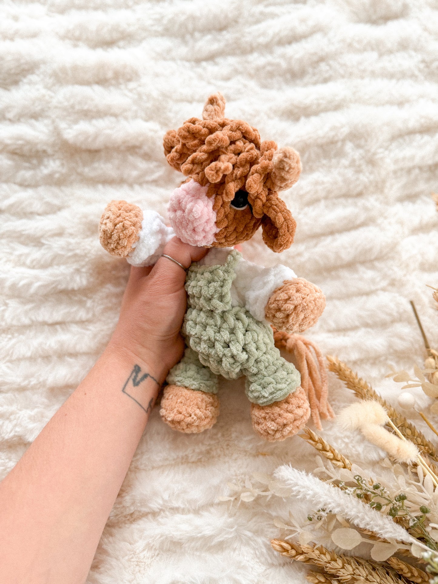 Cora Cow Lovey | Ready to Ship Lovey |