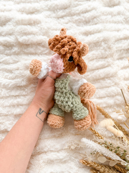 Cora Cow Lovey | Ready to Ship Lovey |