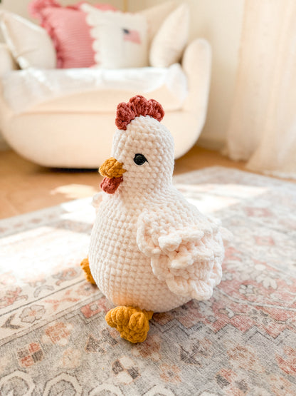 Carlee the Chicken | No Sew Crochet Pattern