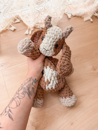 Graze the Goat Lovey crochet pattern | NO SEW crochet pattern |