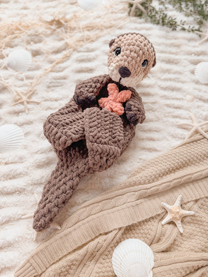 Sailor the Sea Otter crochet pattern | NO SEW crochet pattern |
