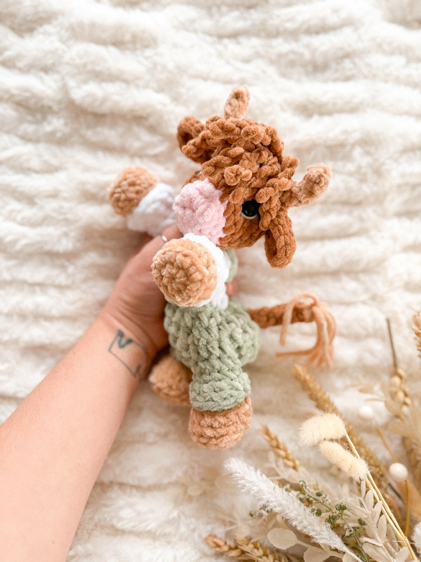 Cora Cow Lovey | Ready to Ship Lovey |