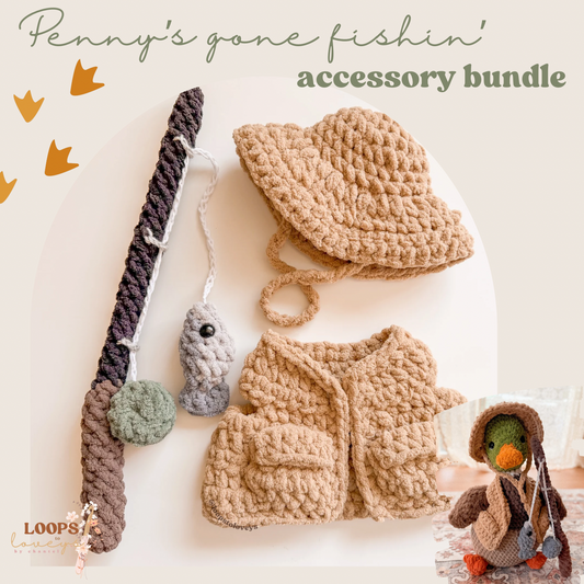 Penny’s Gone Fishin’ Accessories Bundle | Crochet Pattern