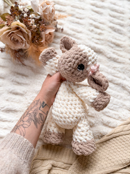 Lucy the Lamb Plushie crochet pattern | NO SEW crochet pattern |