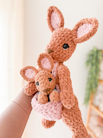 Rue & Joey Kangaroo Loveys | Ready to Ship Kangaroos |