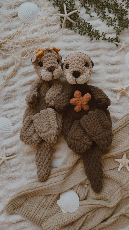 Sailor the Sea Otter crochet pattern | NO SEW crochet pattern |