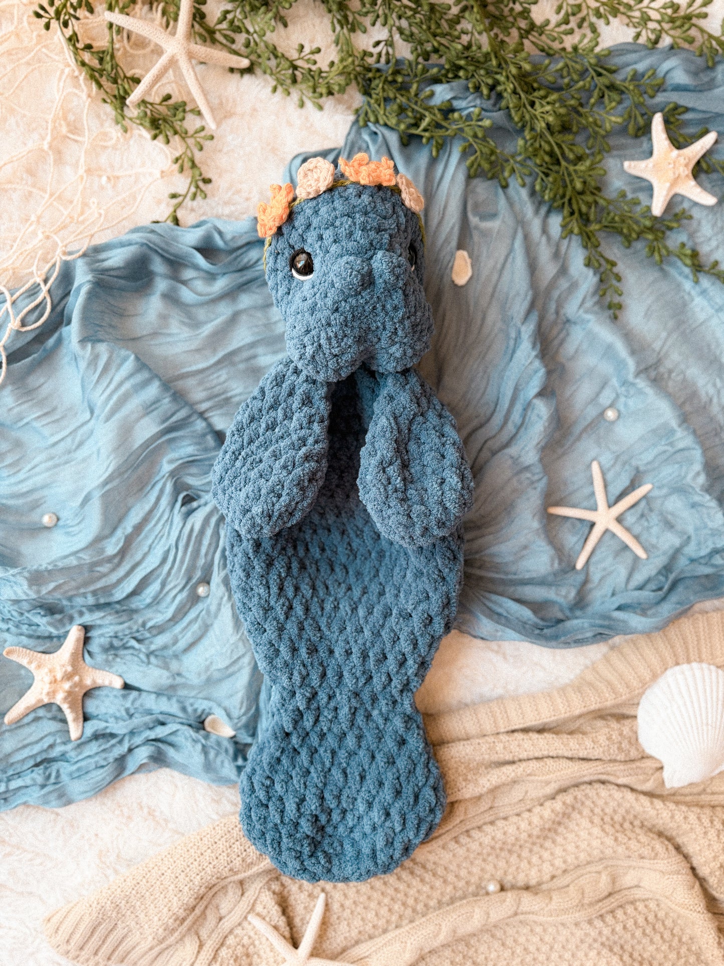 Manny the Manatee crochet pattern | NO SEW crochet pattern |
