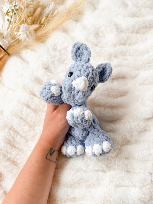 Rumble Rhino Lovey | Ready to Ship Rhino |