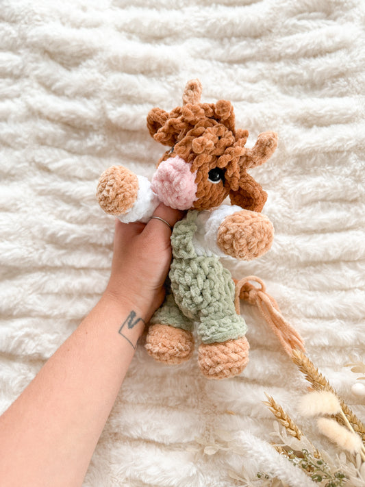 Cora Cow Lovey | Ready to Ship Lovey |