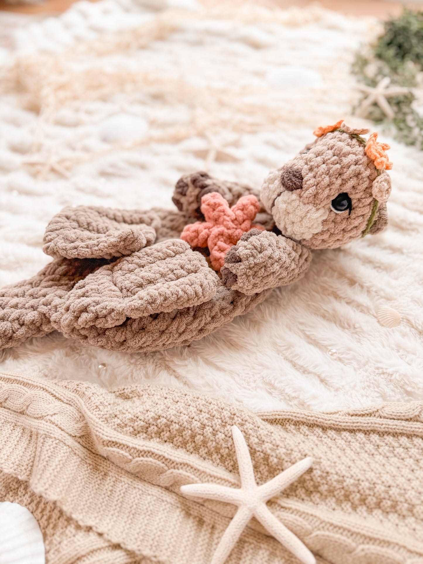 Sailor the Sea Otter crochet pattern | NO SEW crochet pattern |