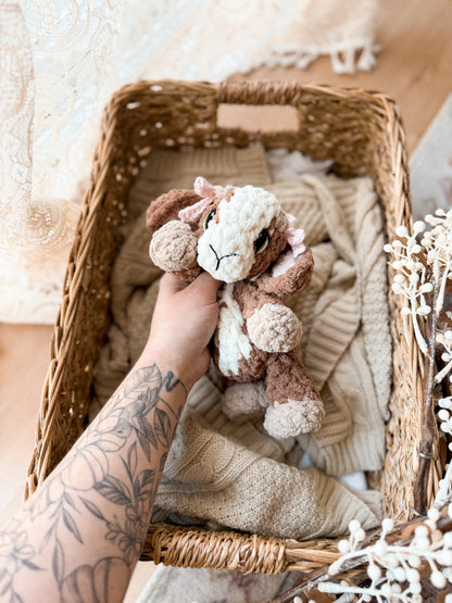 Goldie the Goat Lovey crochet pattern | NO SEW crochet pattern |