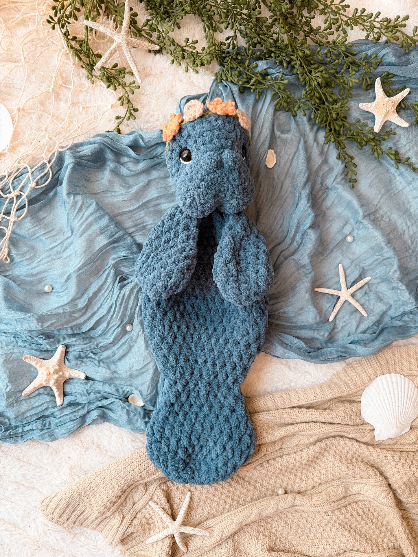 Manny the Manatee crochet pattern | NO SEW crochet pattern |