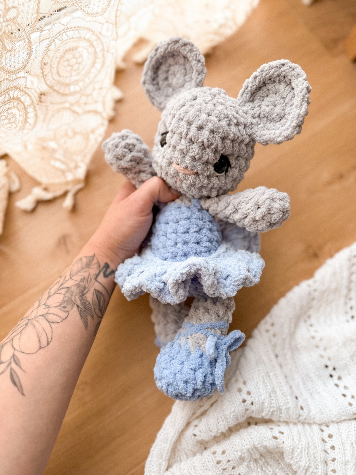 Brie Mouse Plushie | Ready to Ship Mouse |