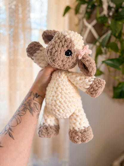 Lucy the Lamb Plushie crochet pattern | NO SEW crochet pattern |