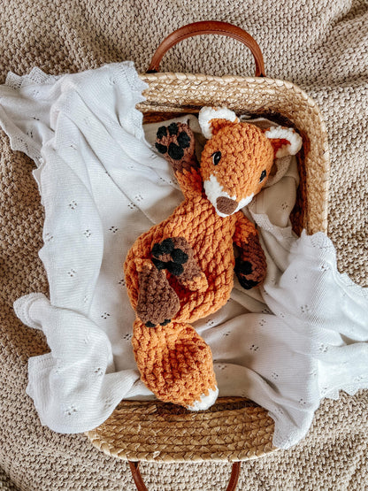 Archie the Fox | LOW SEW crochet pattern |