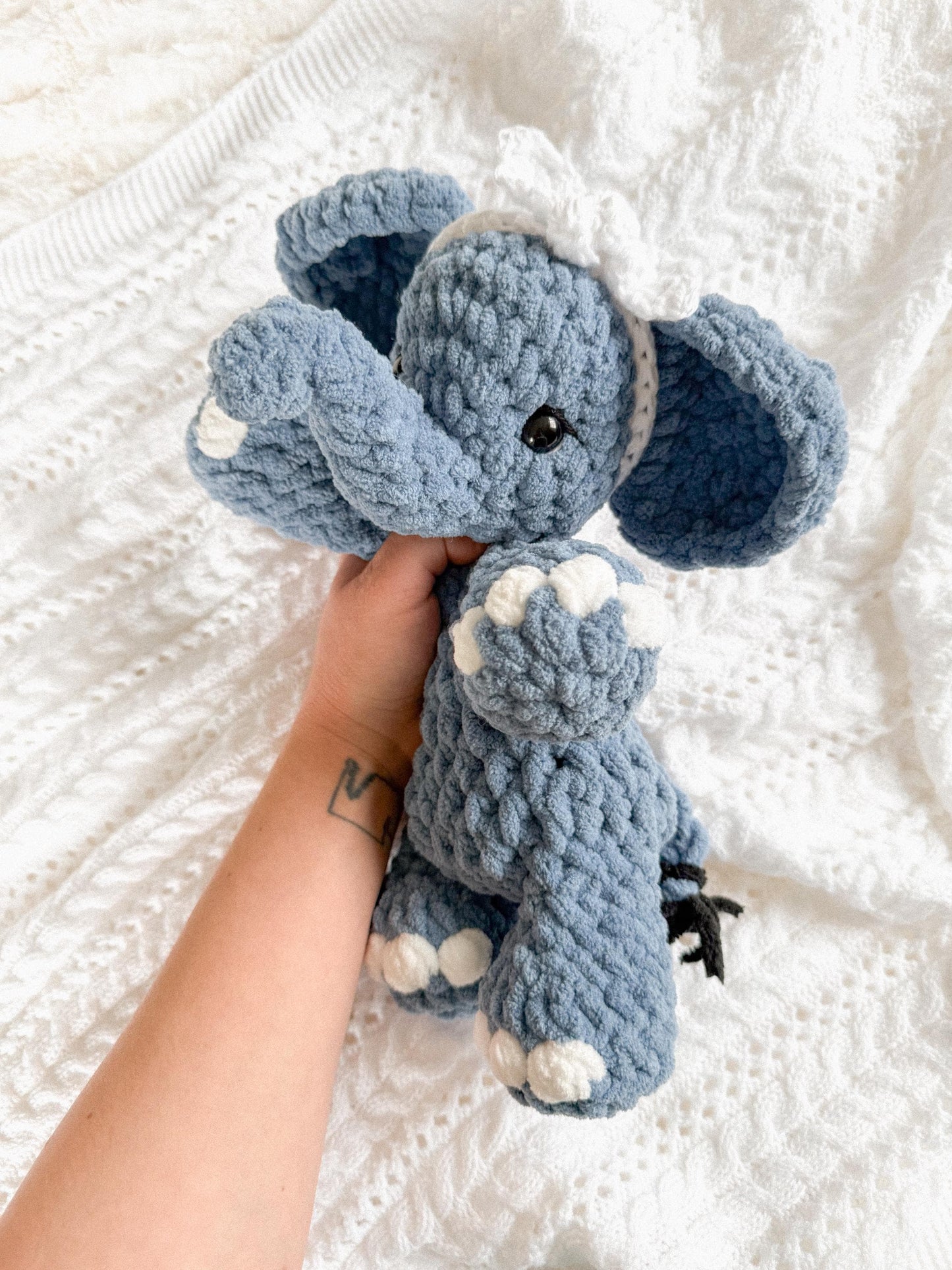 Easton & Emmie Elephant crochet pattern bundle | NO SEW crochet pattern |