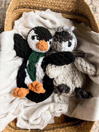 Penguin crochet pattern Bundle | LOW SEW crochet pattern |