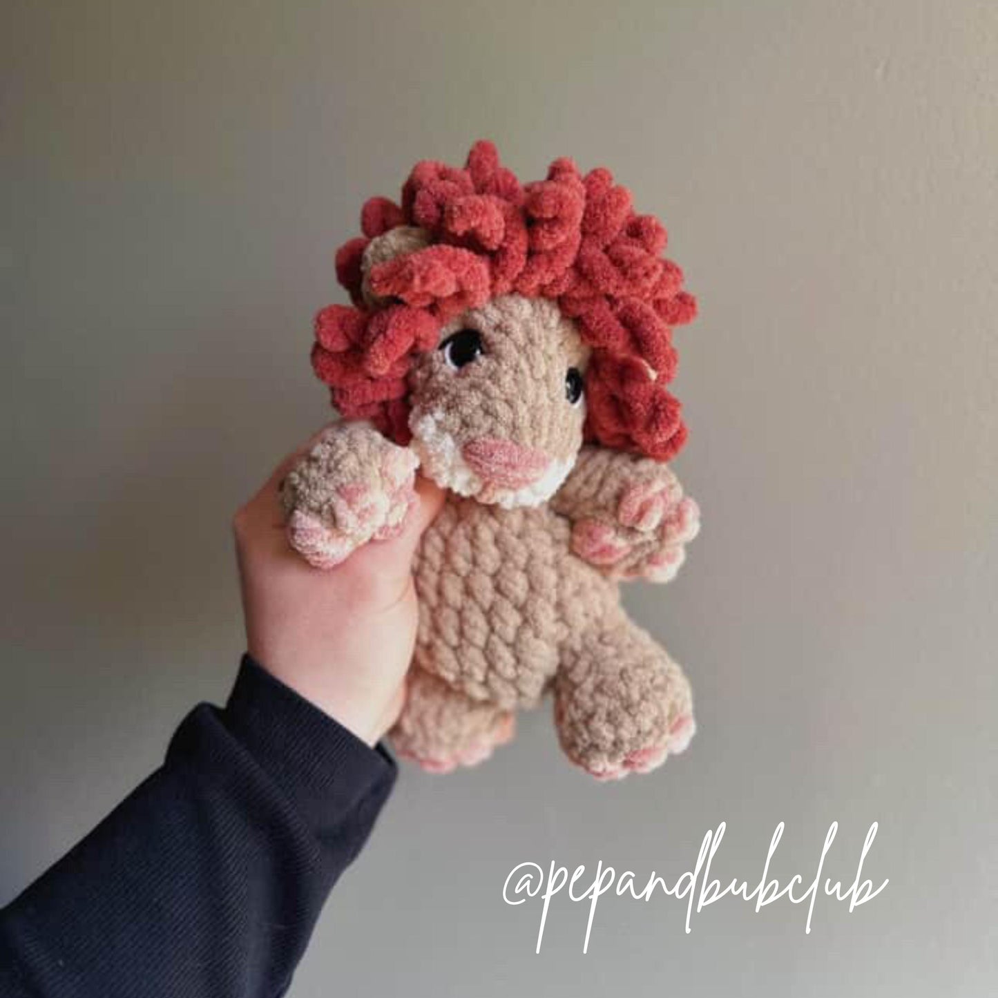 Lucas Lion crochet pattern | NO SEW crochet pattern |