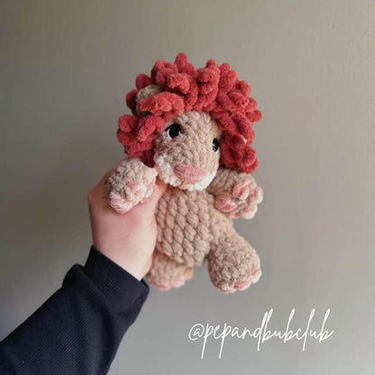 Lucas Lion crochet pattern | NO SEW crochet pattern |
