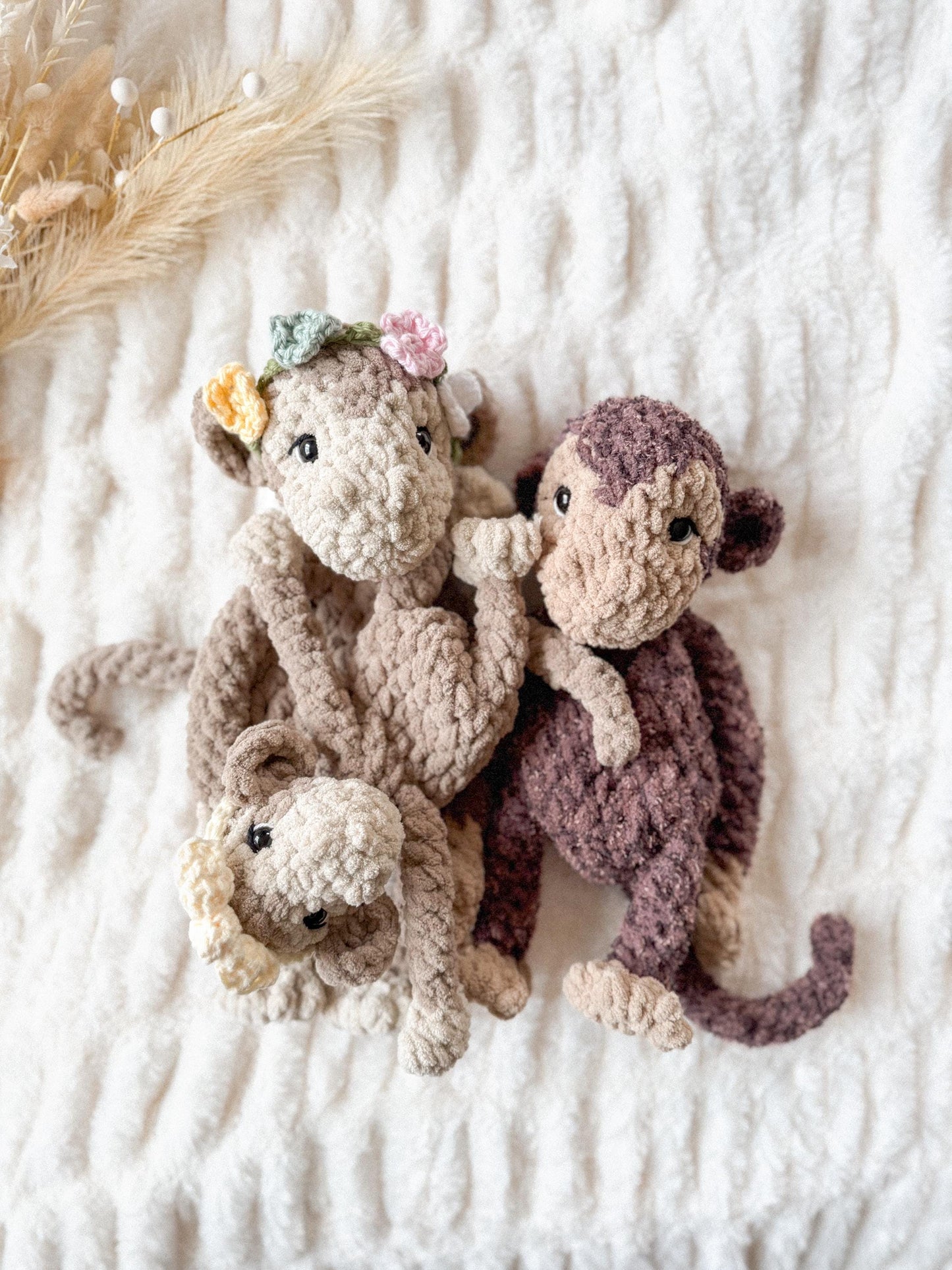 Monkey crochet pattern Bundle | NO SEW crochet pattern |