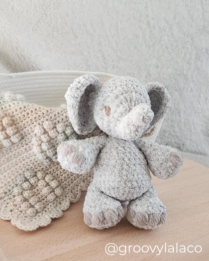 Easton Elephant plushie crochet pattern | NO SEW crochet pattern | crochet elephant | amigurumi | crochet pattern | cute crochet pattern