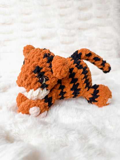 Tessa Tiger crochet pattern | NO SEW crochet pattern | tiger crochet pattern | amigurumi | crochet tiger | cute crochet pattern