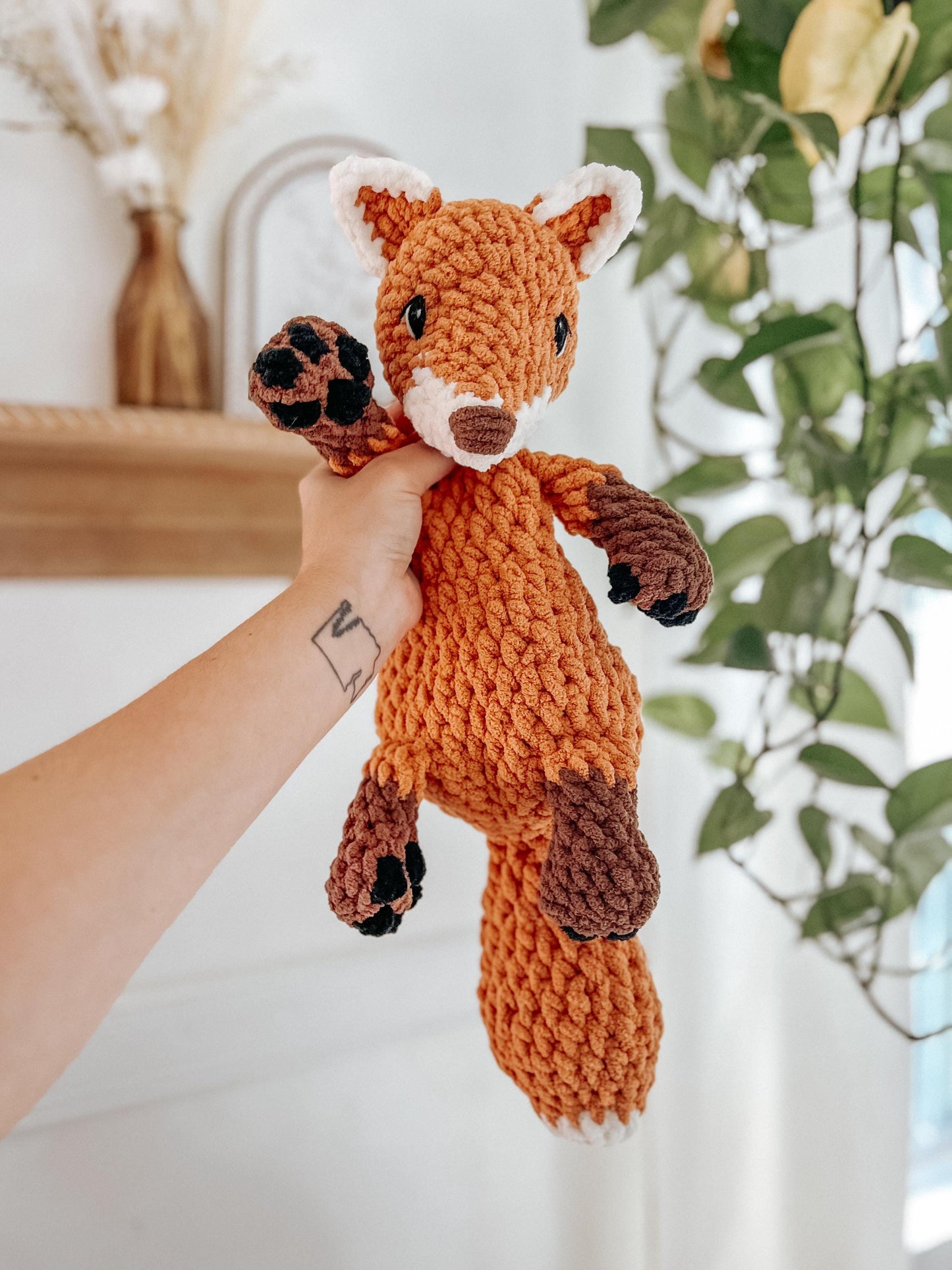 Archie the Fox | LOW SEW crochet pattern |