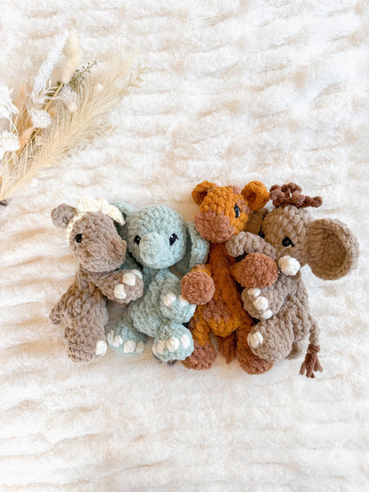 Safari smalls crochet pattern bundle | NO SEW crochet pattern |