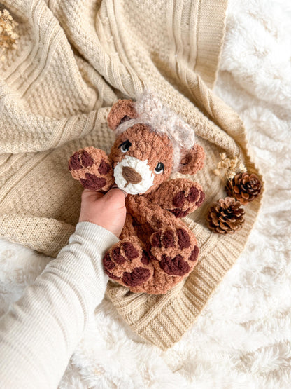 Scout the Bear Cub crochet pattern | NO SEW crochet pattern |