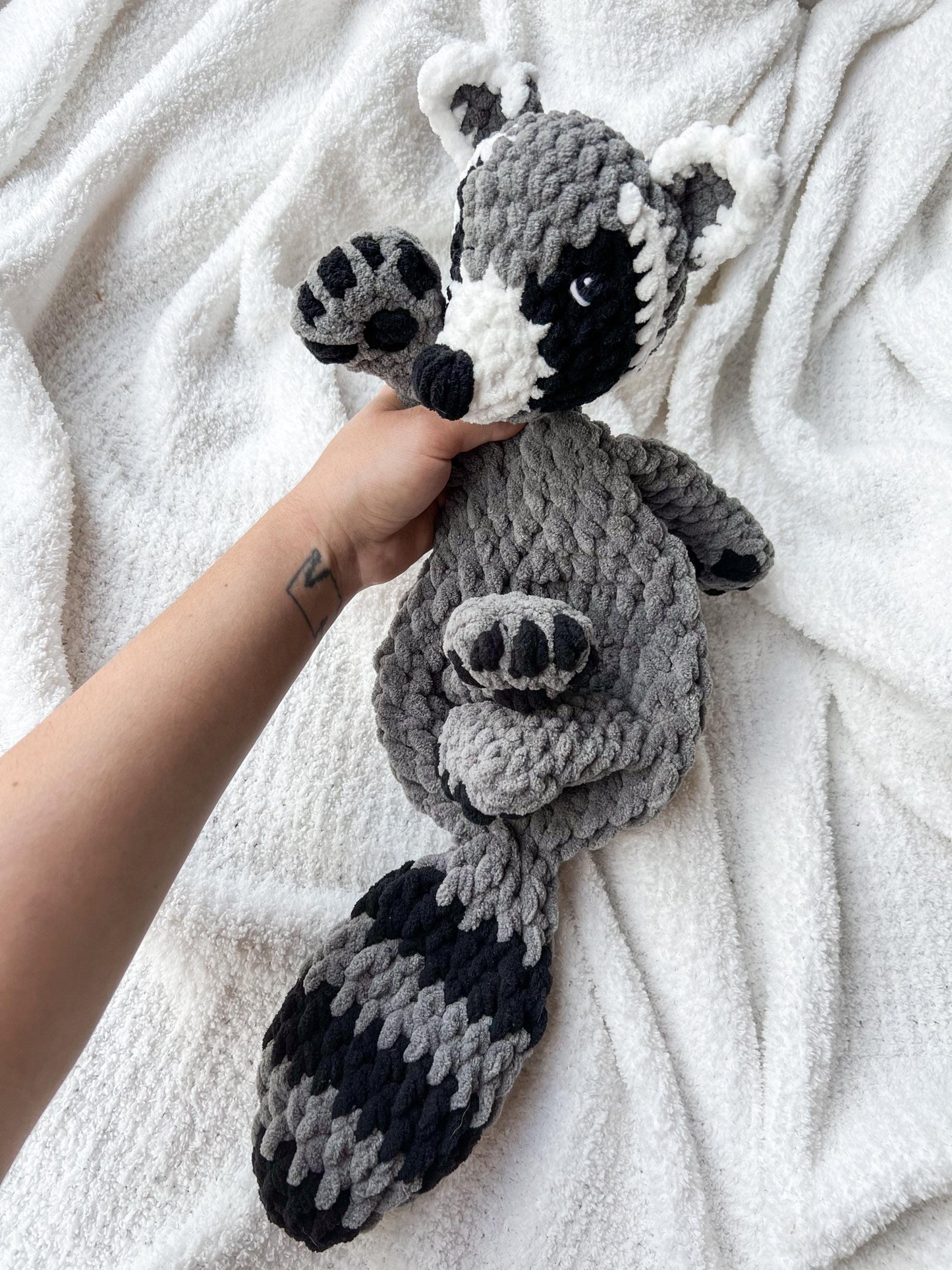 Rick the Raccoon | LOW SEW crochet pattern |