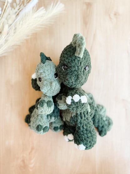 Dax & Jax Dino crochet pattern bundle | NO SEW crochet pattern |