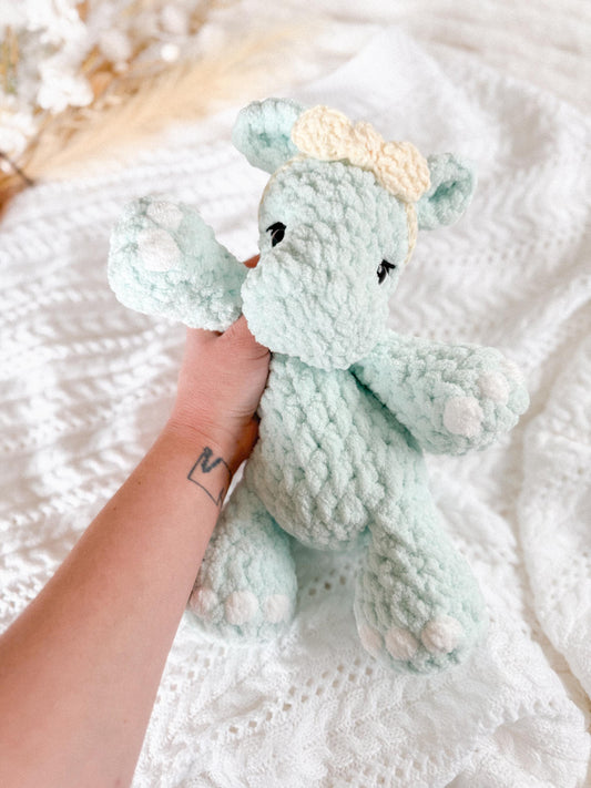 Hallie Hippo Lovey | Ready to Ship Hippo Lovey |