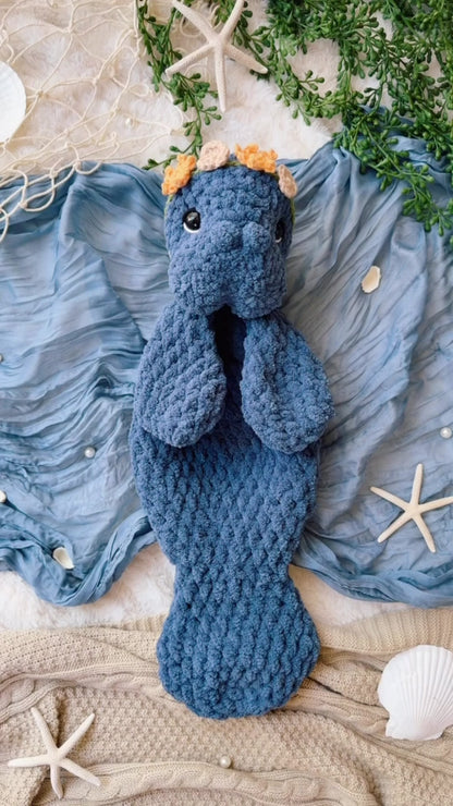 Manny the Manatee crochet pattern | NO SEW crochet pattern |